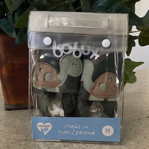 Bobux Baby Turtle Shoes - Green and Brown